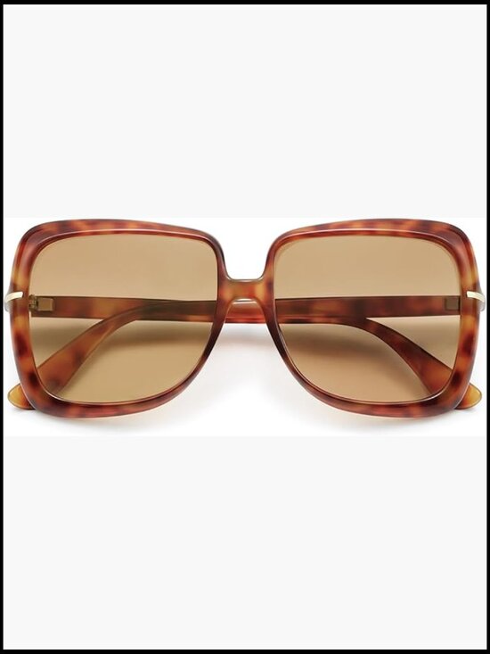 Polarized Oversized Square Sunglasses Retro Vintage Shades main image 6